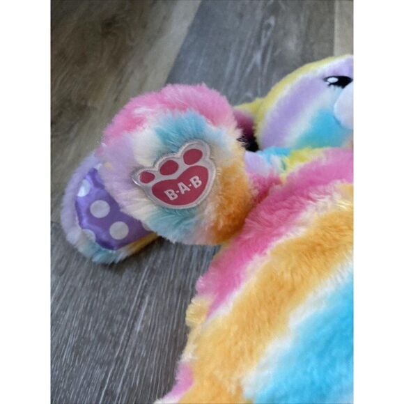 Build A Bear Easter Bunny Rabbit 16" Striped Paste - Picture 3 of 6